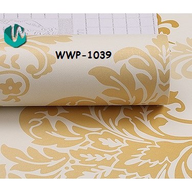 Wallpaper Sticker WWP-1039 Batik Gold Minimalis