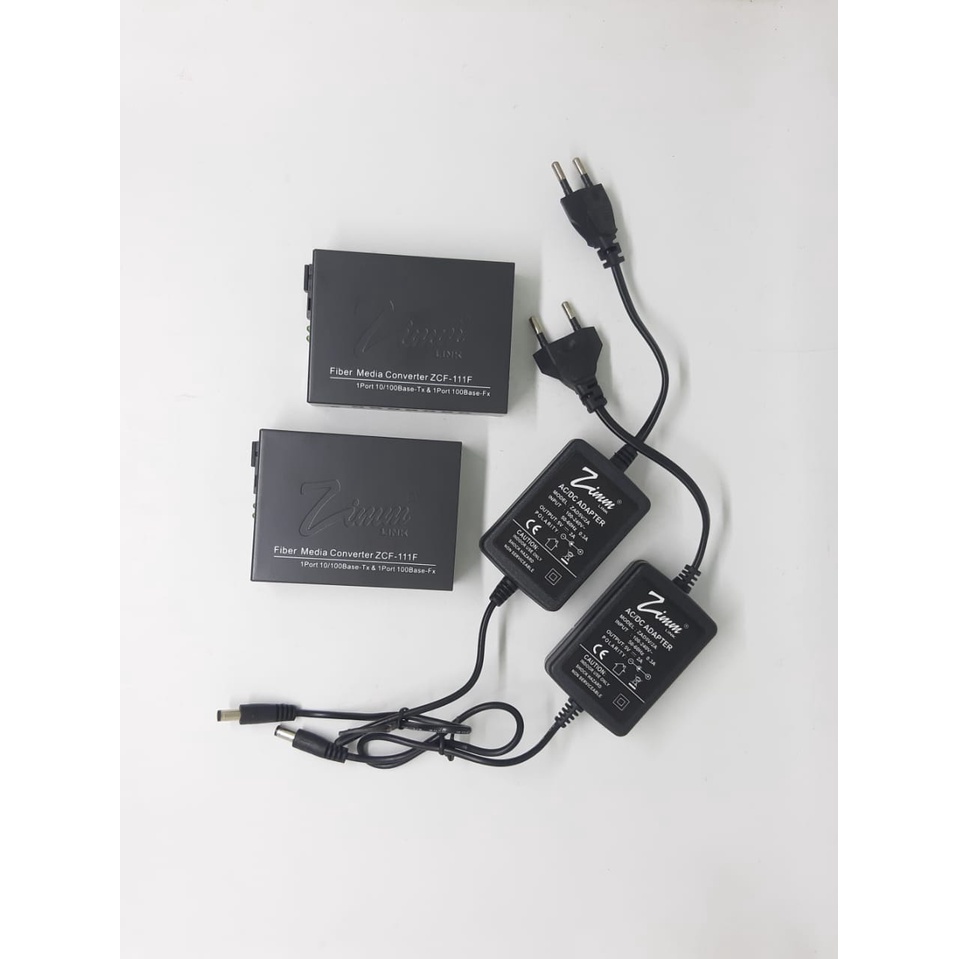 Media Converter MCF 110 10 100 Mbps Zimmlink