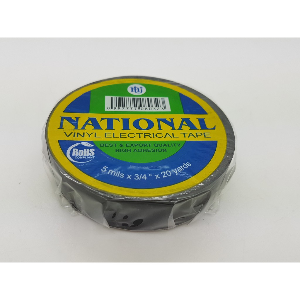 Isolasi Listrik NATIONAL HITAM / Solasi Kabel Nasional Electrical Tape