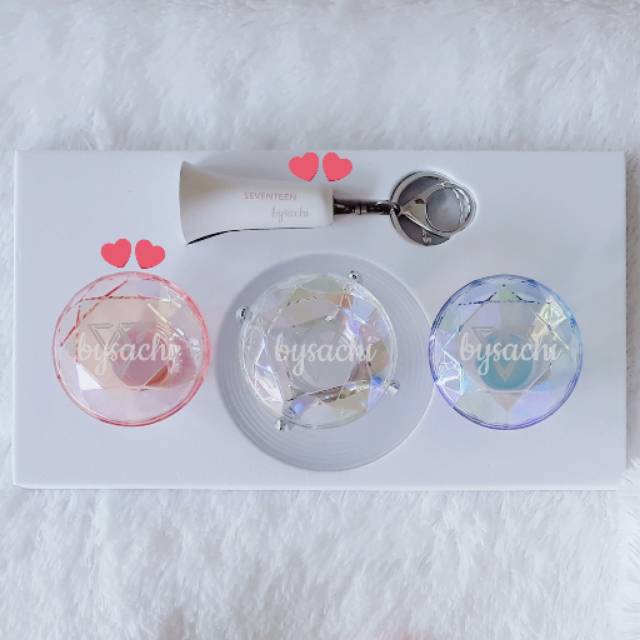 Mini Carat keyring + pink diamond