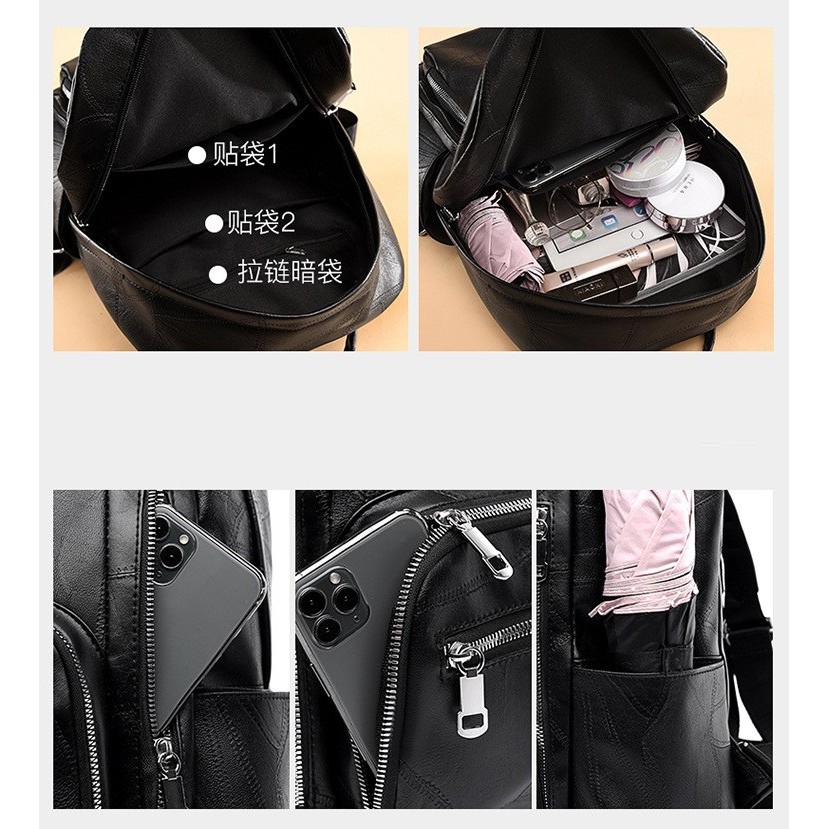 JX 808 Tas Ransel Waterproof - Tas Import Kualitas Premium - Tas Fashion Wanita Terbaru