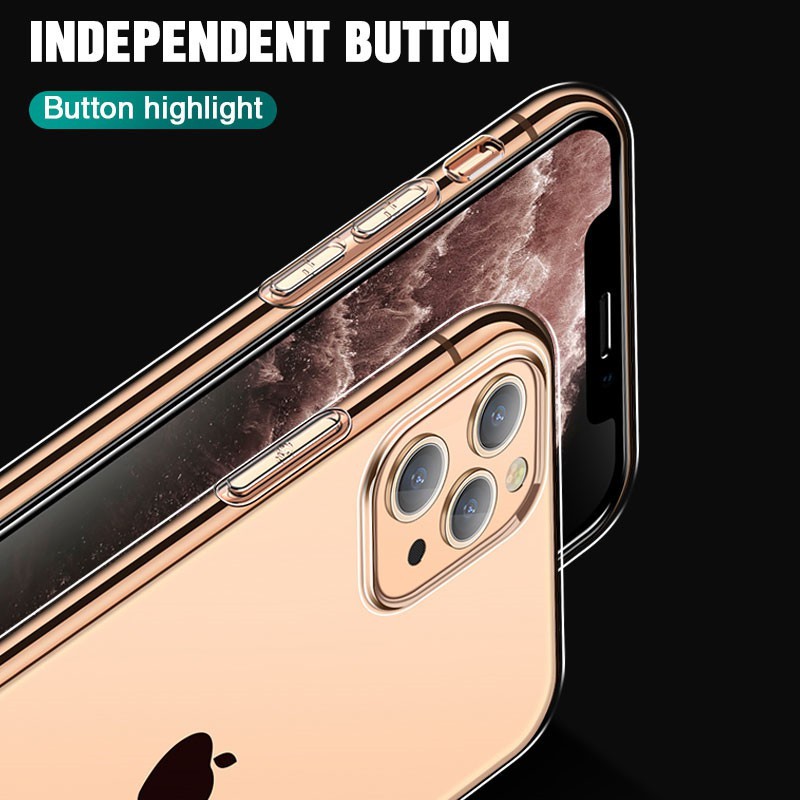 Shockproof Transparent Case For iPhone 11 12 Pro Max iPhone 8 7 6 6s Plus iPhone X XS XR XSMAX 12 Mini SE 2020 Clear Soft TPU Case