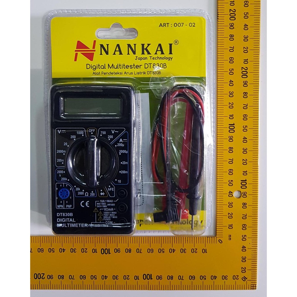 Multitester DigitalMulti tester digital DT830B NANKAI skls Masda