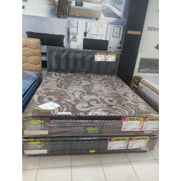 SPRING BED PROCELLA KYTO + PILOWTOP 160,180x200