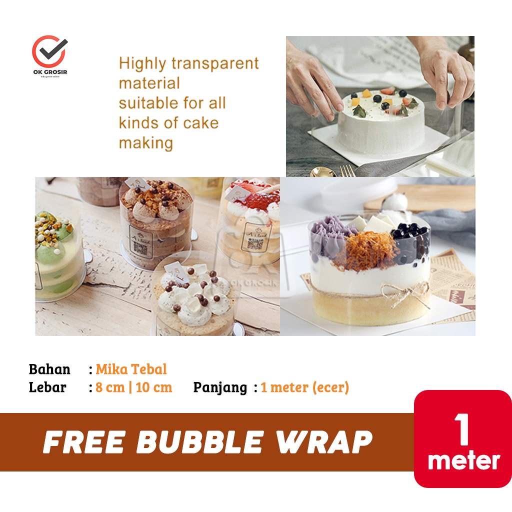 Mika Roll Bening / Mika Kue Roti Tart (Ecer 1 meter)