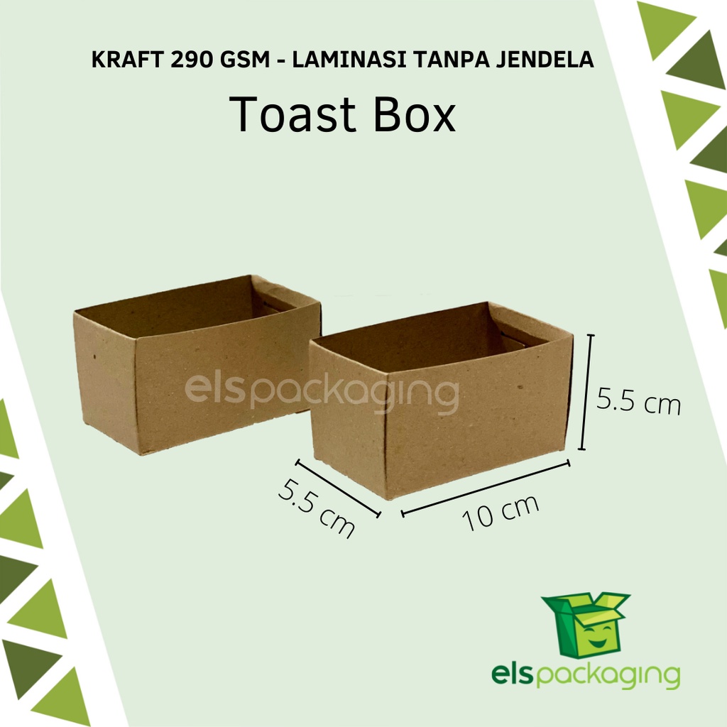 Dus Kraft Dus Roti Janji Jiwa Dus Toast Box Dus Murah Dus Laminasi 10x5.5x5.5