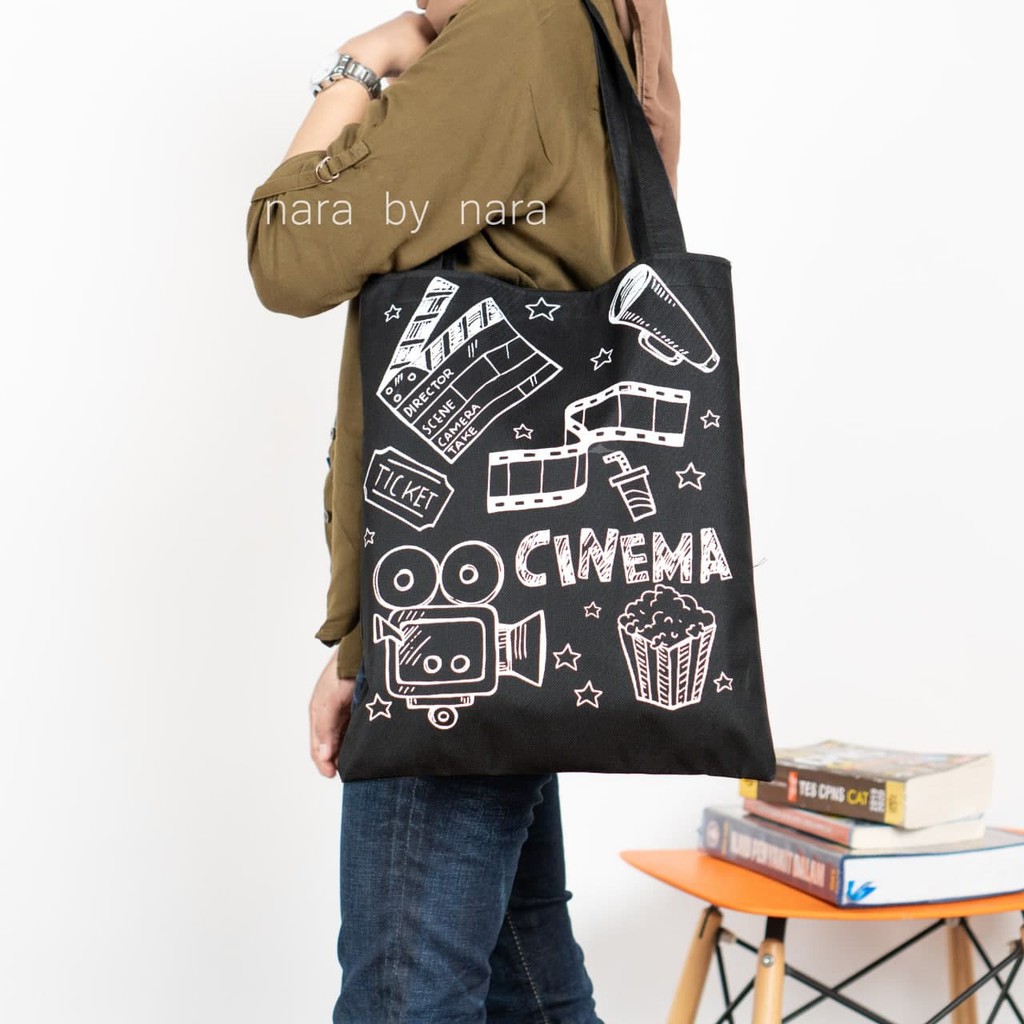 Nara Grosir - Cinema Totebag l Tas Wanita