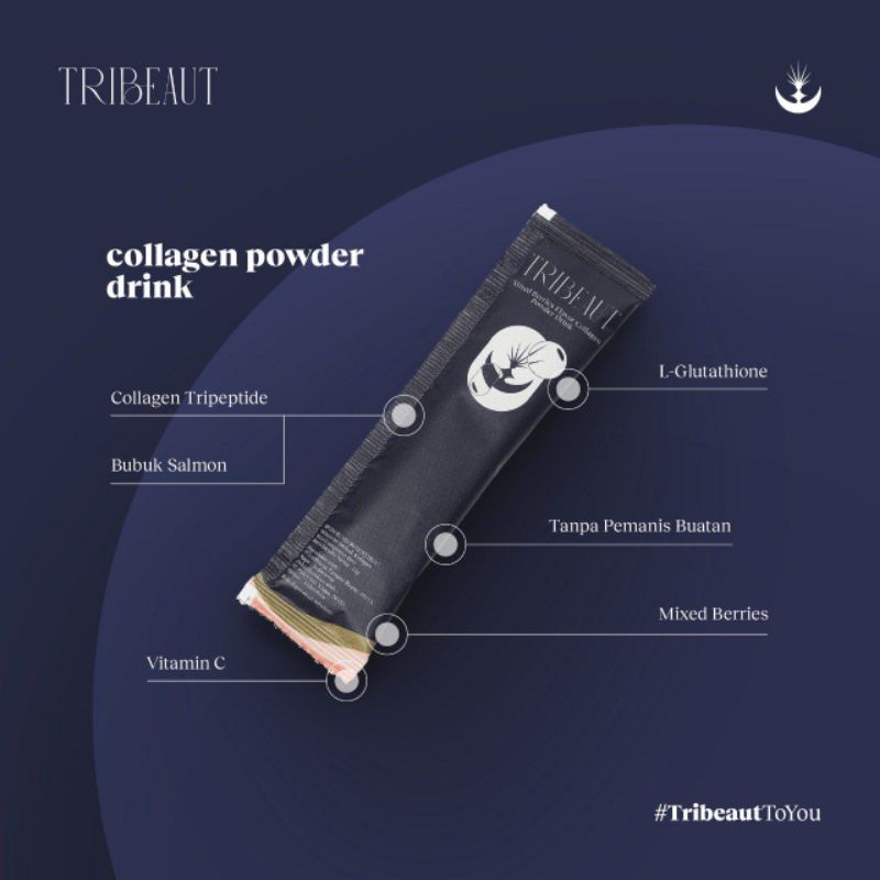 TRIAL DEAL Tribeaut Collagen Drink Mixberry BPOM dan HALAL MUI