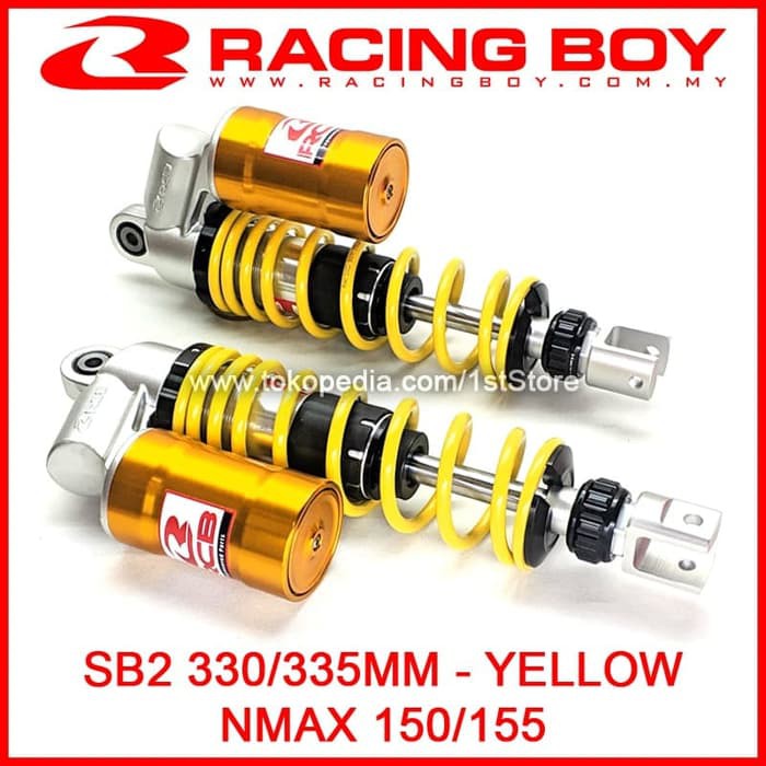 qws151 RCB Shock Breaker SB2 330335mm Yellow SB2 Belakang Klik Nmax