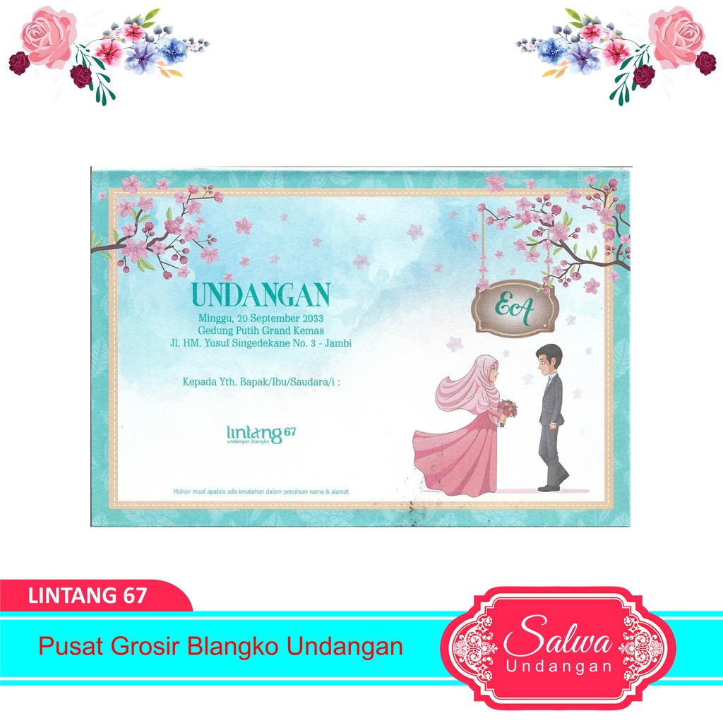 Blangko Undangan Lintang 67 Harga Murah