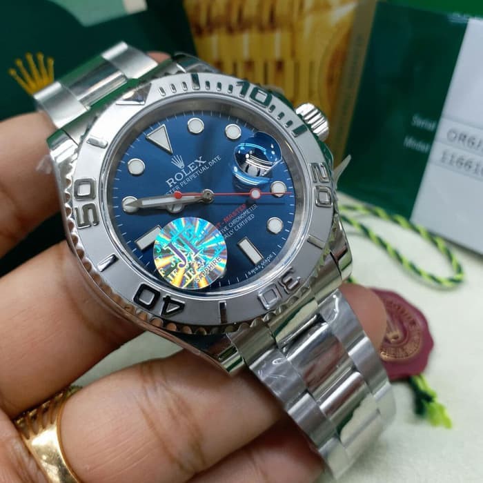 Jam Tangan Kw Super Pria Rolex Yach Master Ii Swiss Clone