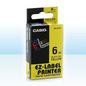 

CASIO EZ-LABEL PRINTER XR-6YW1 6 mm YELLOW