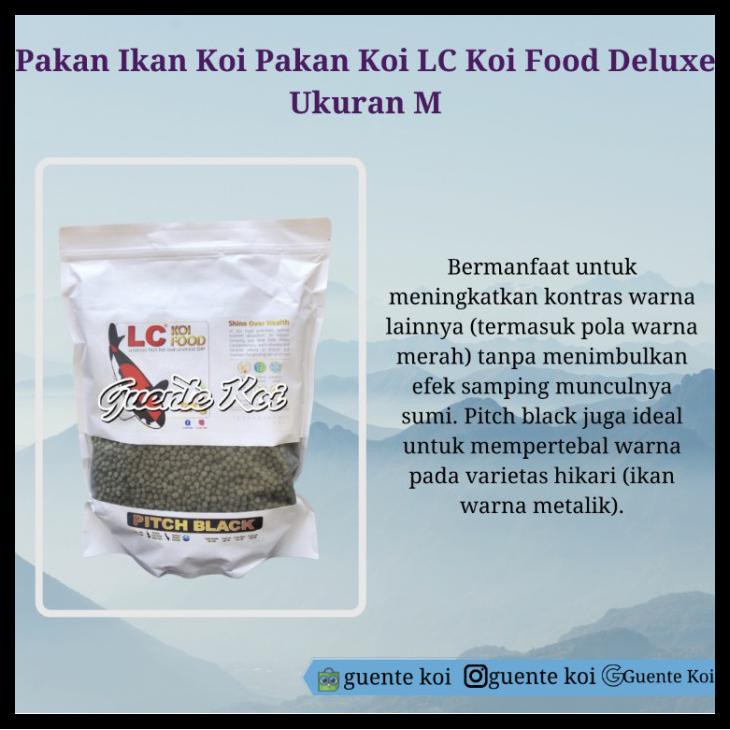 Pakan Ikan Koi Pakan Koi Lc Koi Food Deluxe Ukuran M