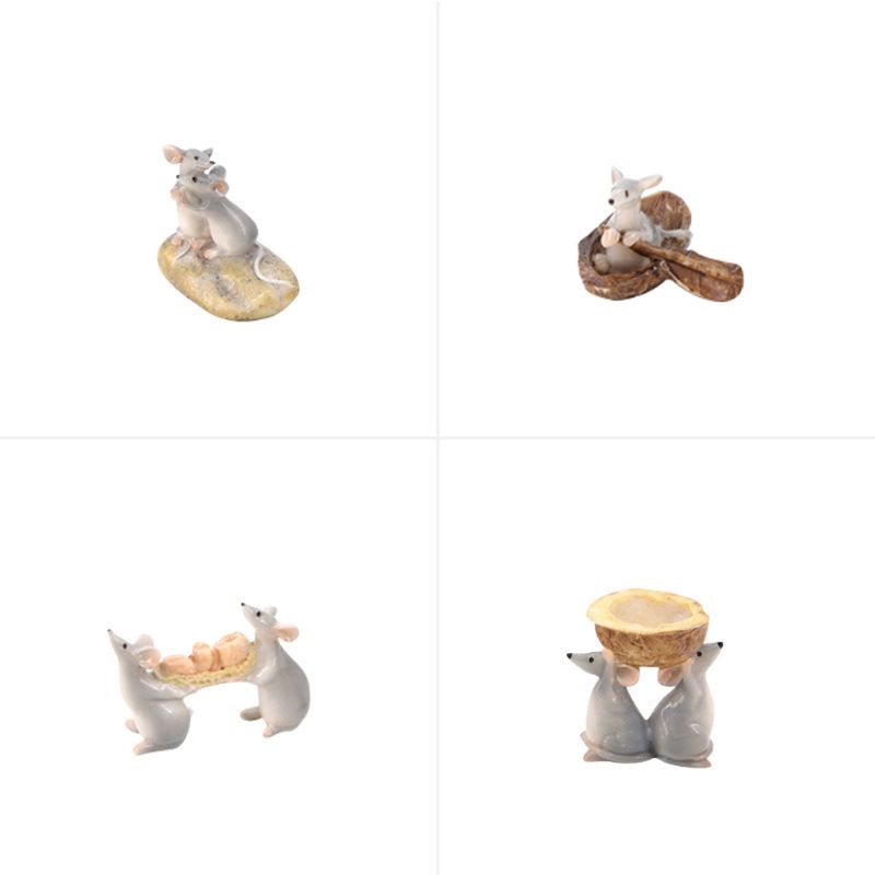 SIY  4 Shapes Money Fortune Cartoon Mouse Decor Silicone Resin Mold Epoxy Resin Casting Jewelry Making Tools Art Craft