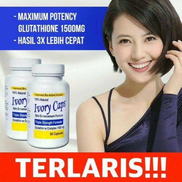 Ivory caps original skin enhancement formula isi 60capsules
