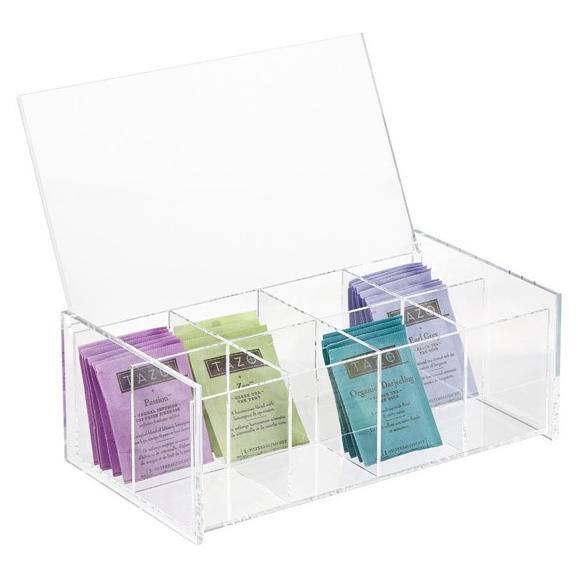 diskon Box Teh Celup Akrilik | Box Tempat Penyimpanan Teh Akrilik Kotak Teh