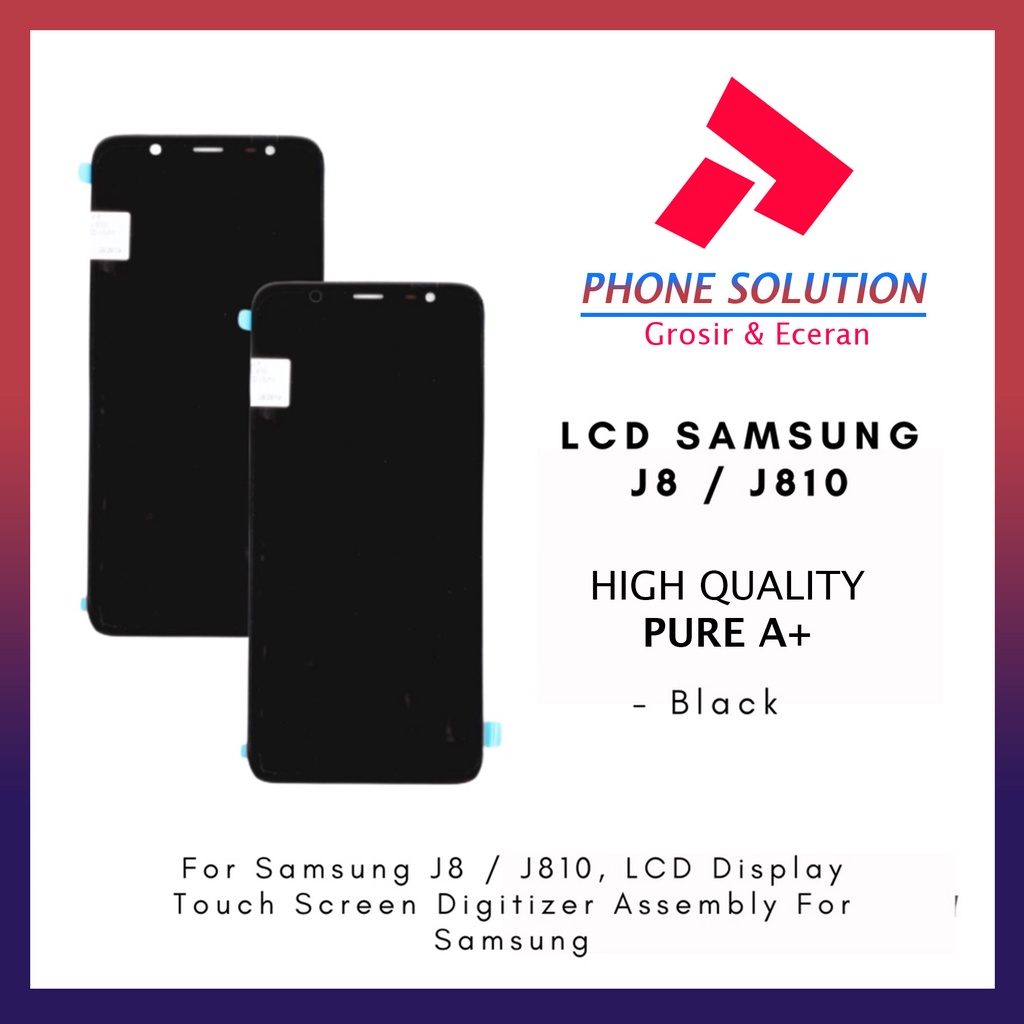 LCD Samsung J8 J810 2018 100% Original Fullset Touchscreen // Supplier LCD Samsung - Garansi 1 Bulan