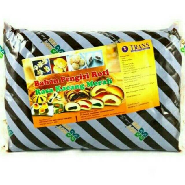 

SELAI KACANG MERAH IMPORT 1 KG / FILLING RED BEAN TRANS