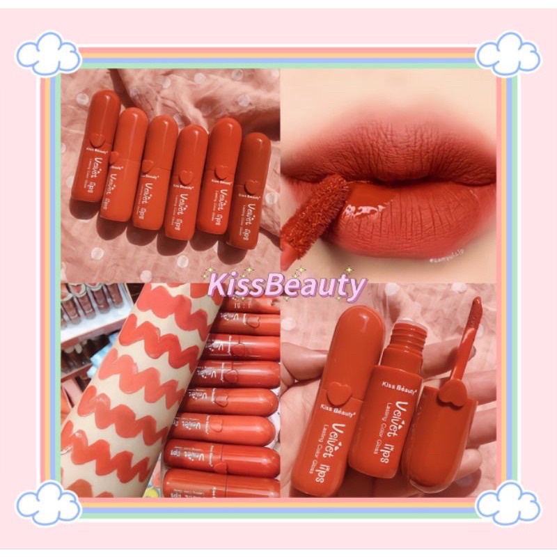 (ECER)LIP GLOSS MATTE VELVET KISS BEAUTY