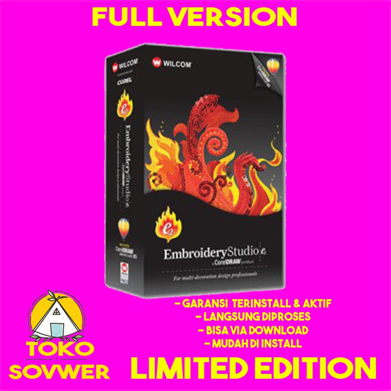 Wilcom Embroidery Studio E2 SP3 FULL VERSION GARANSI AKTIF