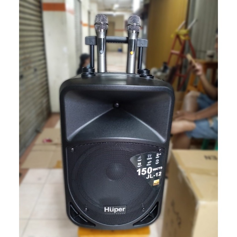 Portable Meeting Speaker HUPER 12 Inch JL-12 Original Bluetooth SNI