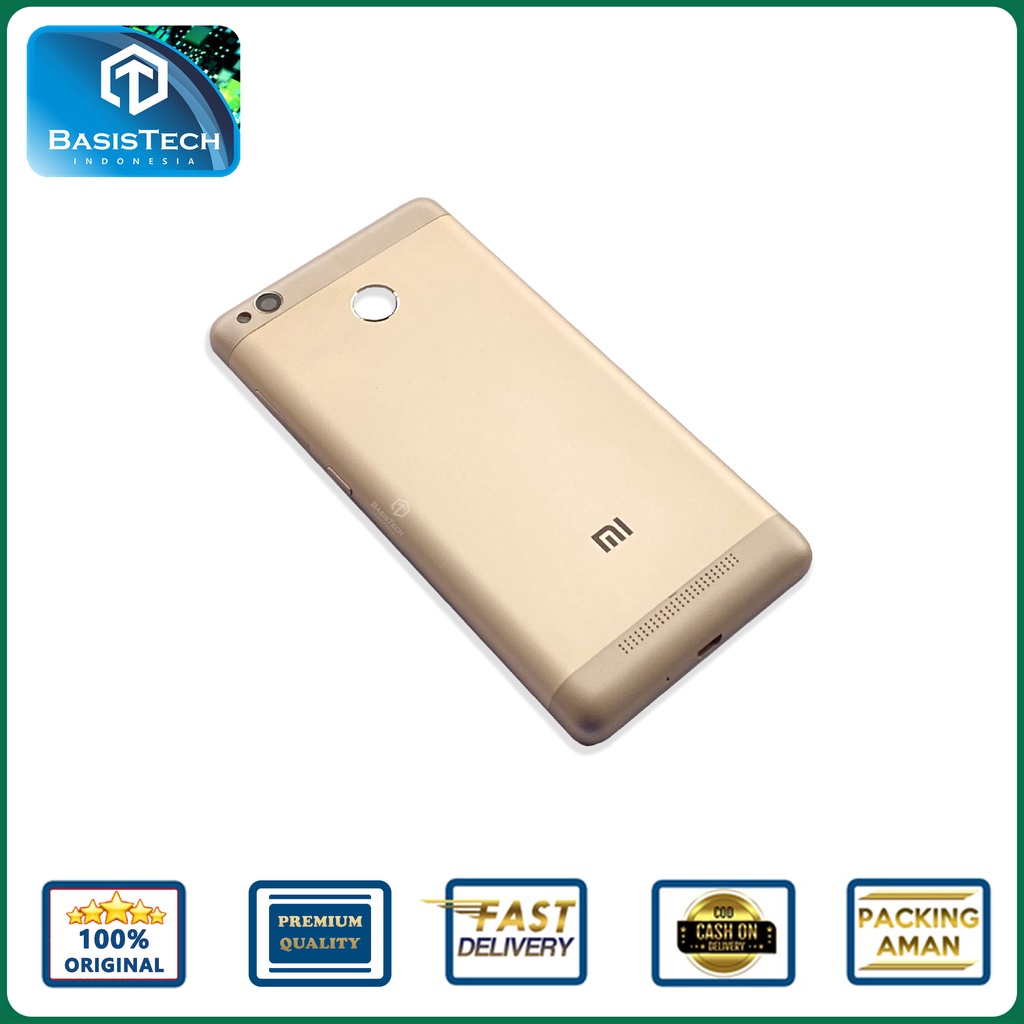 BACK COVER BACKDOOR CASING XIAOMI REDMI 3 PRO - REDMI 3S