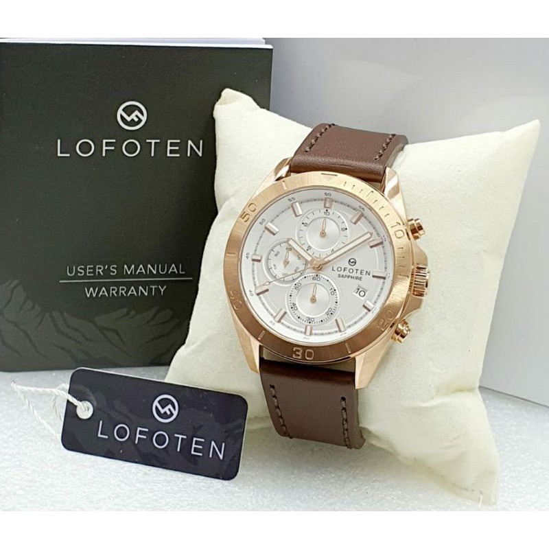 Jam Tangan Pria Lofoten F6504M Leather Kulit Original Murah