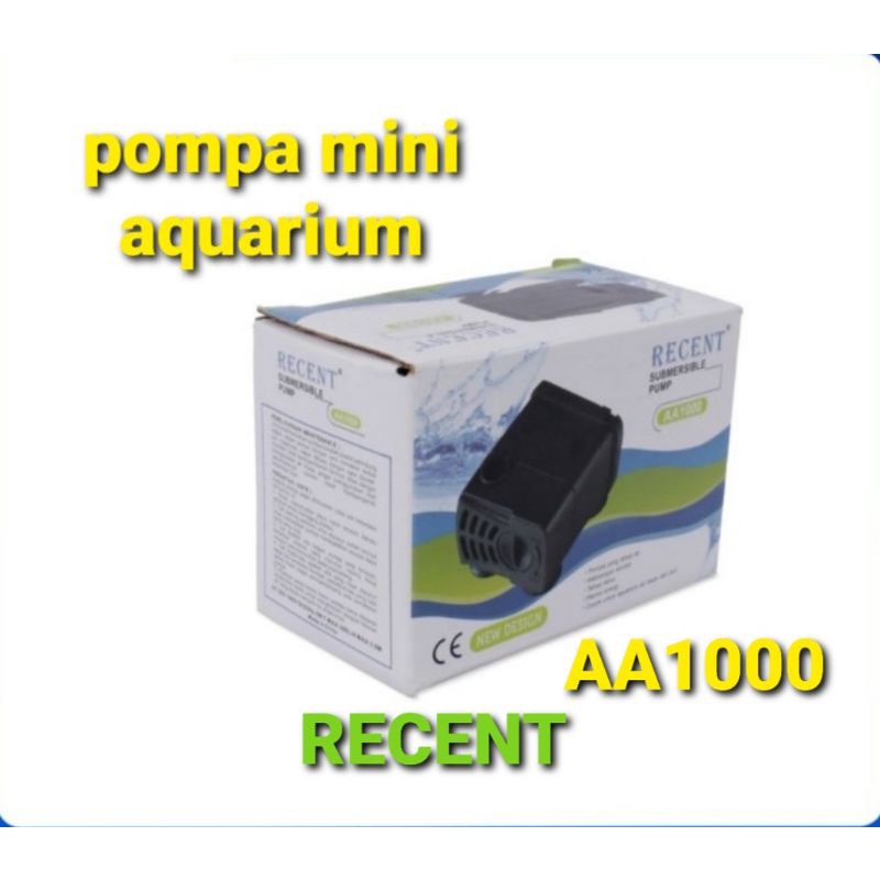 recent AA 1000 pompa aquarium mini power head mini mesin ikan mini