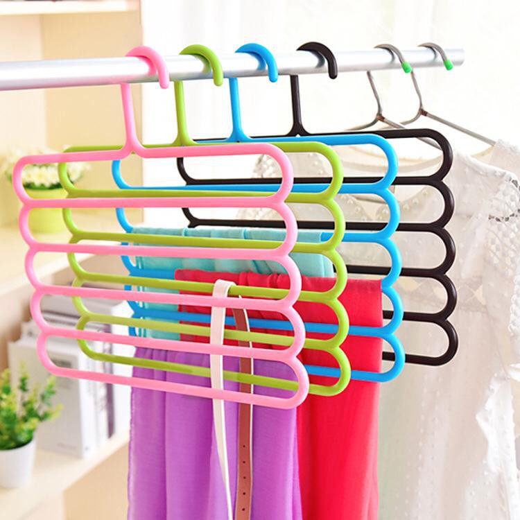 Hanger Handuk, Syal Dan Pakaian Gantung 5 in 1