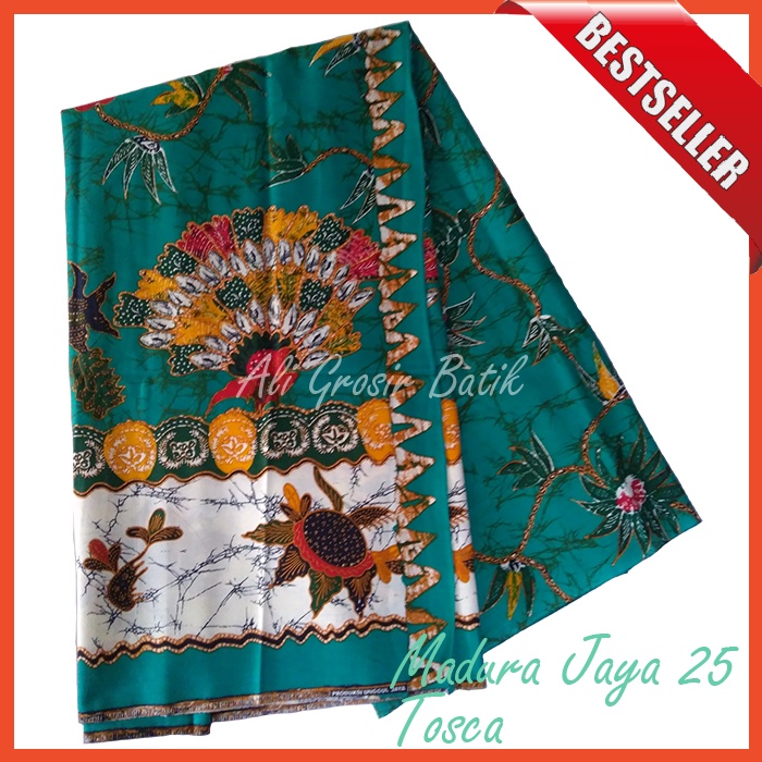 Kain Batik Pekalongan Primisima Halus Madura Jaya 25 Tosca Unggul Jaya