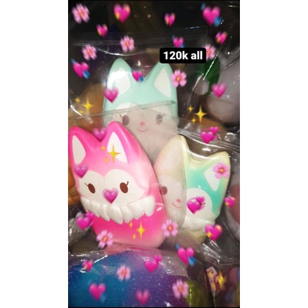 squishy ICE CANDY FOXY FOX by ibloom (dapat 3 item)