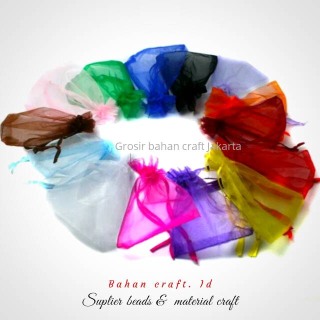 COD✅ Kantong Organza Kantong Pouch Isi 25pcs