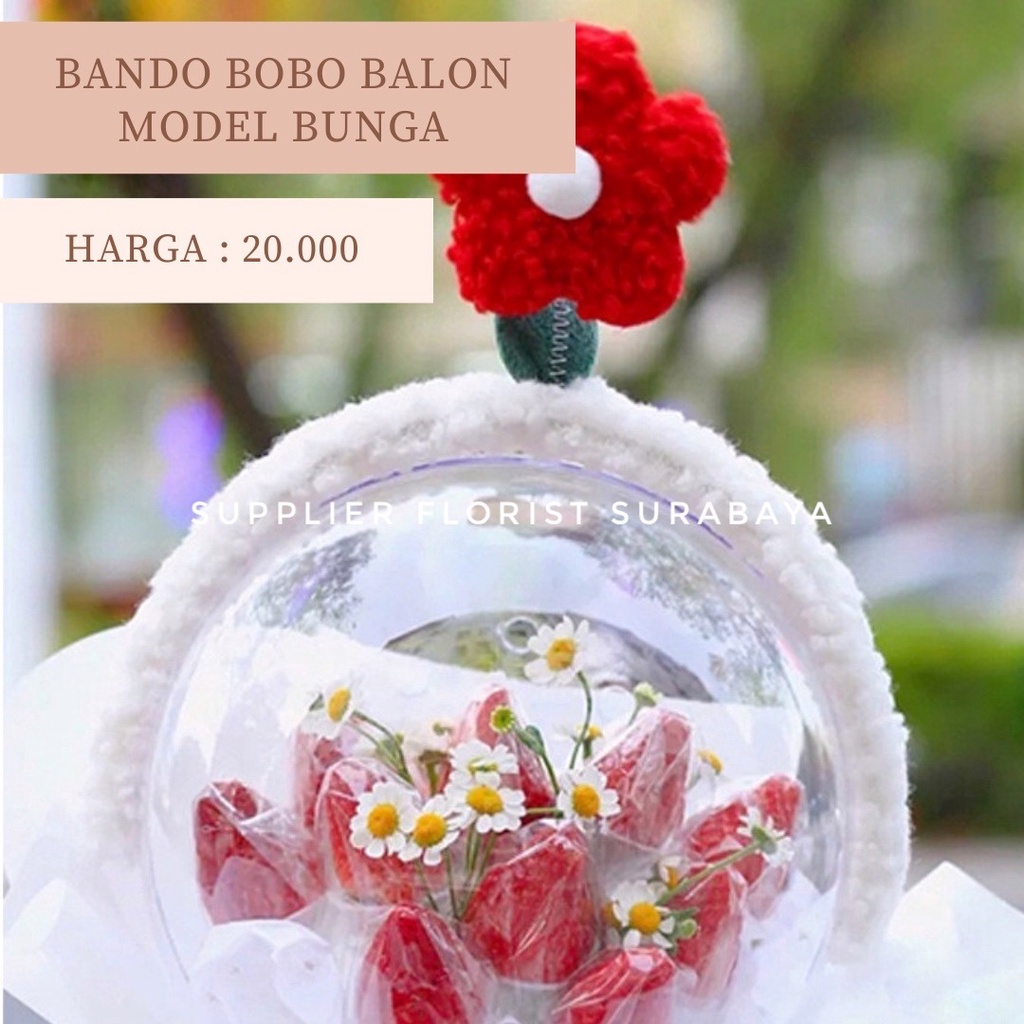 BANDO BOBO BALON BANDO BUNNY BANDO KELINCI BANDO KEPALA KELINCI BUNNY BANDO HIASAN KEPALA BUNGA MAWAR