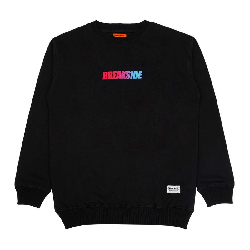 BREAKSIDE CREWNECK TITLE - BLACK