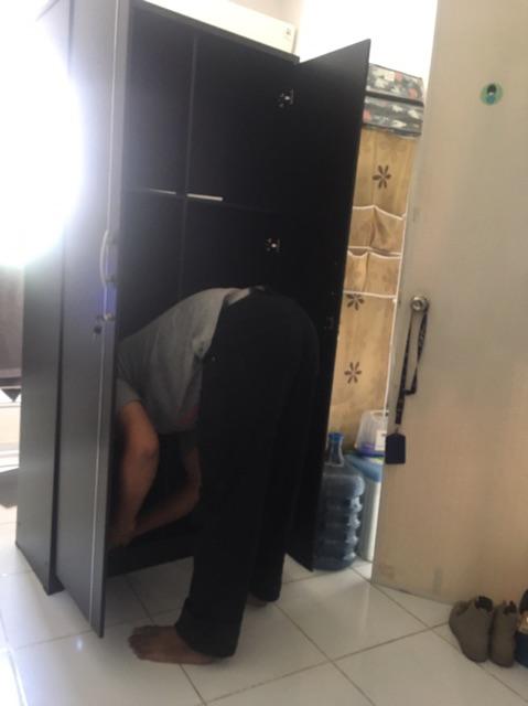 Lemari Pakaian 2 Pintu Cermin Lpt 026 Full Kaca - Lunar Furniture