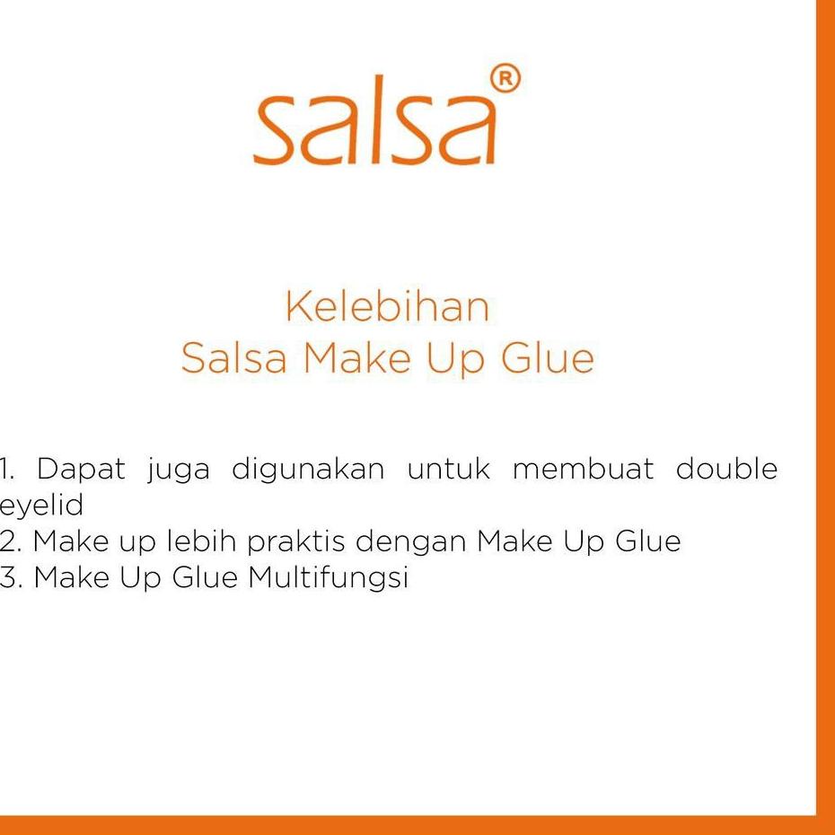 SALSA Strong Makeup Glue (Transparent) - Lem Bulu Mata transparant