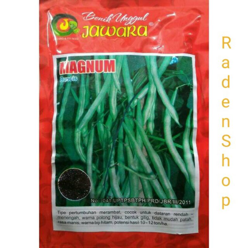 Benih Bibit Buncis MAGNUM || Bibit Buncis || Biji Buncis || Isi 100 Grm