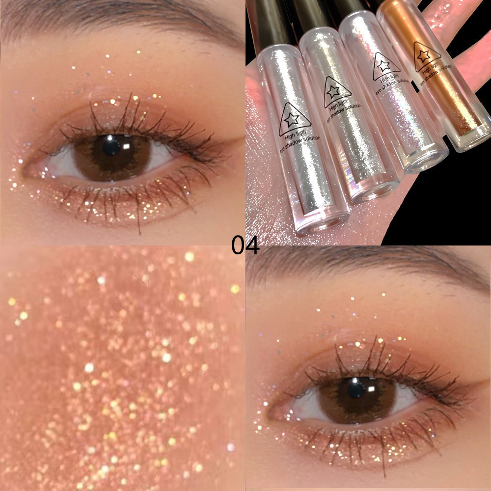 【 COD 】Eyeshadow glitter cair shimmer kosmetik mata Make up