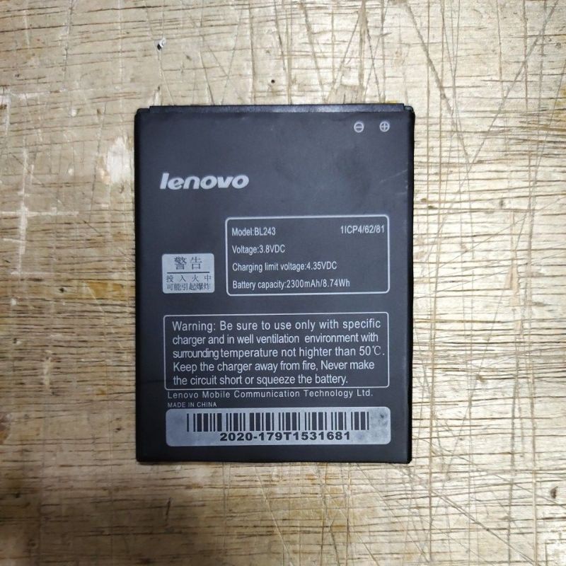 LEN BL243 / a7000 / a7000+ , LEN LB003 / LB001 / K5 / K350T / K320T , LEN LB002 / S5 / K520 baterai battery battle batt mantul murah meriah