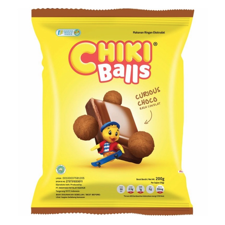 

Chiki Balls Curious Choco 200 gram