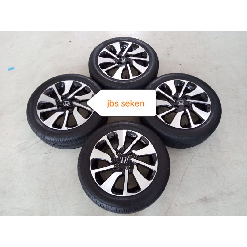 velg ORI Brio RS ring15 Pcd 4x100 + Ban 185 55 R15 + Ban BS 185 55 R15