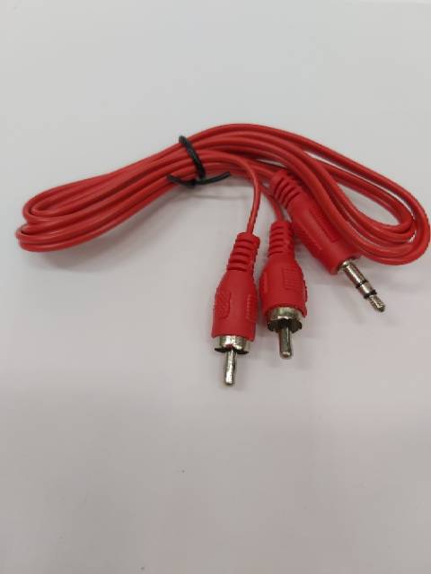 Kabel Audio  Warna Warni 2 in 1