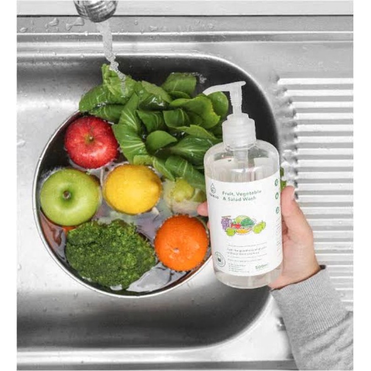 Pureco Fruit Vegetables Wash Liquid - Pureco Sabun Cuci Sayur &amp; Buah -  Sabun Pembersih Buah dan Sayur