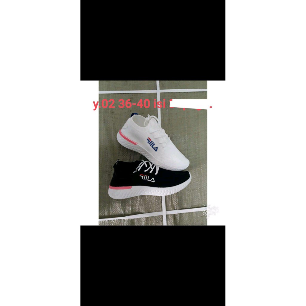sepatu sekolah fila Y.02 slip on sepatu fila disruptor sepatu sneakers
