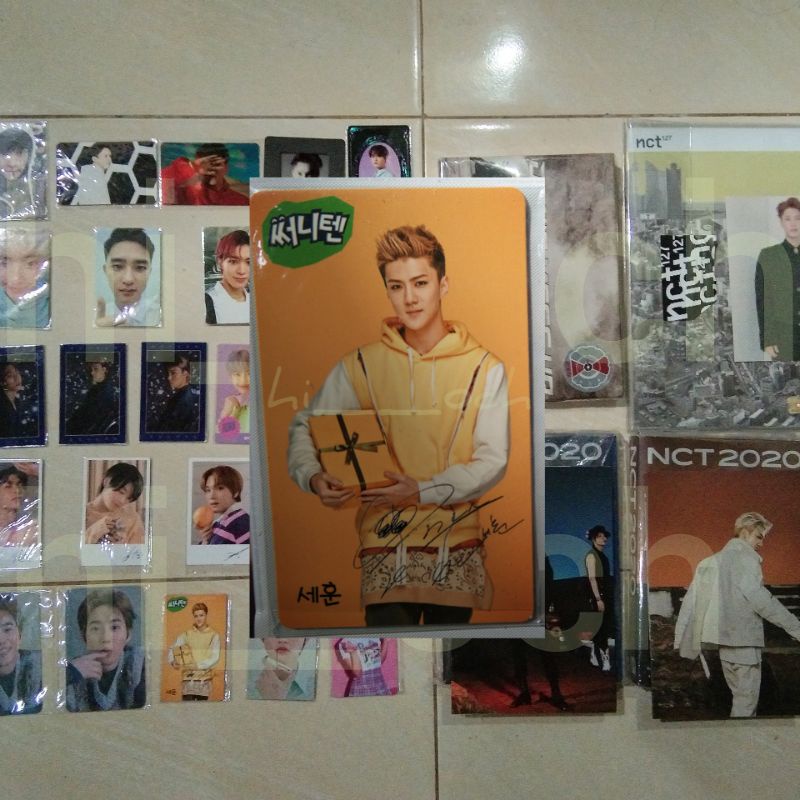 [READY] Official Photocard EXO Sehun Baskin x EXO