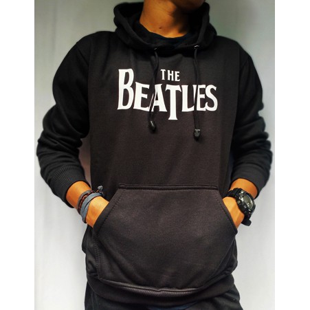 Sweater Hoodie Sablonan Cowok Cewek Jaket Sweater The Beatles Pria Wanita