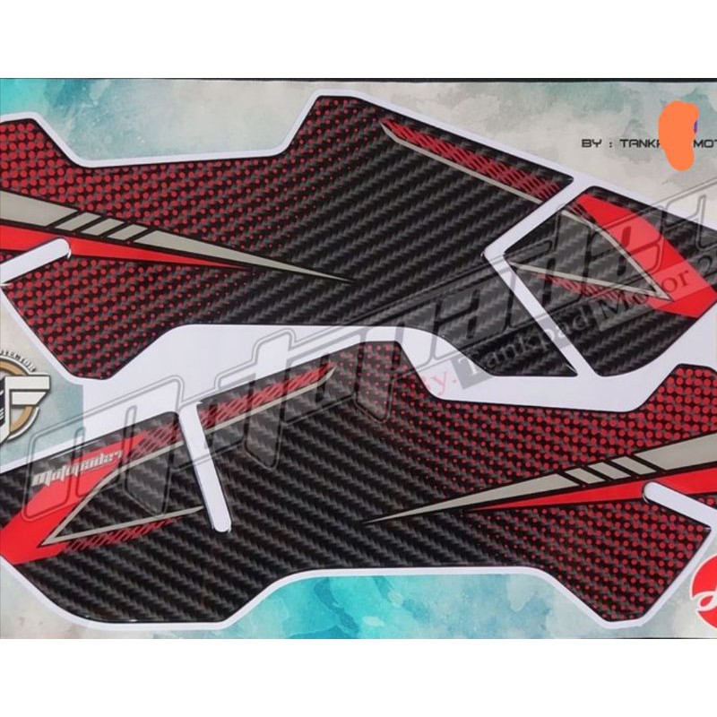 Sticker stiker Timbul Resin Sidepad Tankpad Deckpad Honda ADV 150