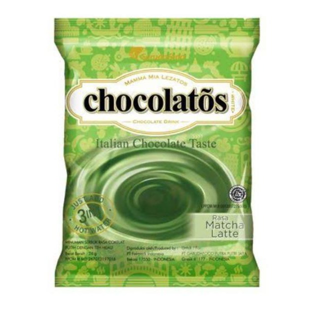 

Aneka Snack Chocolatos Matcha Latte Drink Renteng (10 Sachet @ 26 gram) FREE PACKING
