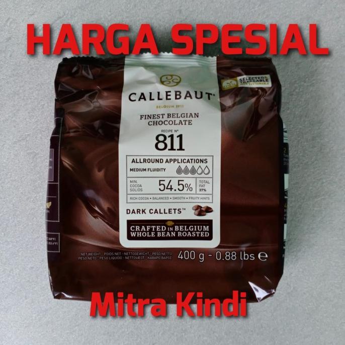 

(CALLEBAUT) - Dark Chocolate 811 (54.5%) 400gram TERLARIS TERPERCAYA ORIGINAL