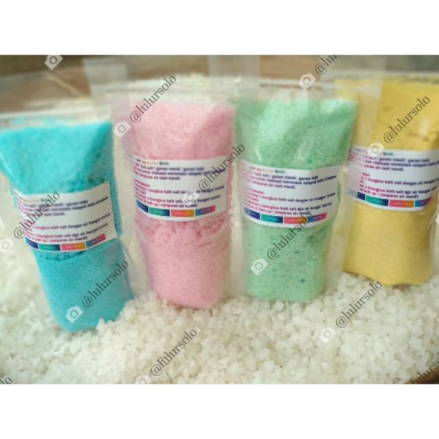 (300gr) Garam Mandi Bath Salt Organik Aromaterapi Kaki Spa 250gr Foot Soak Promo Buy 10 Get 1